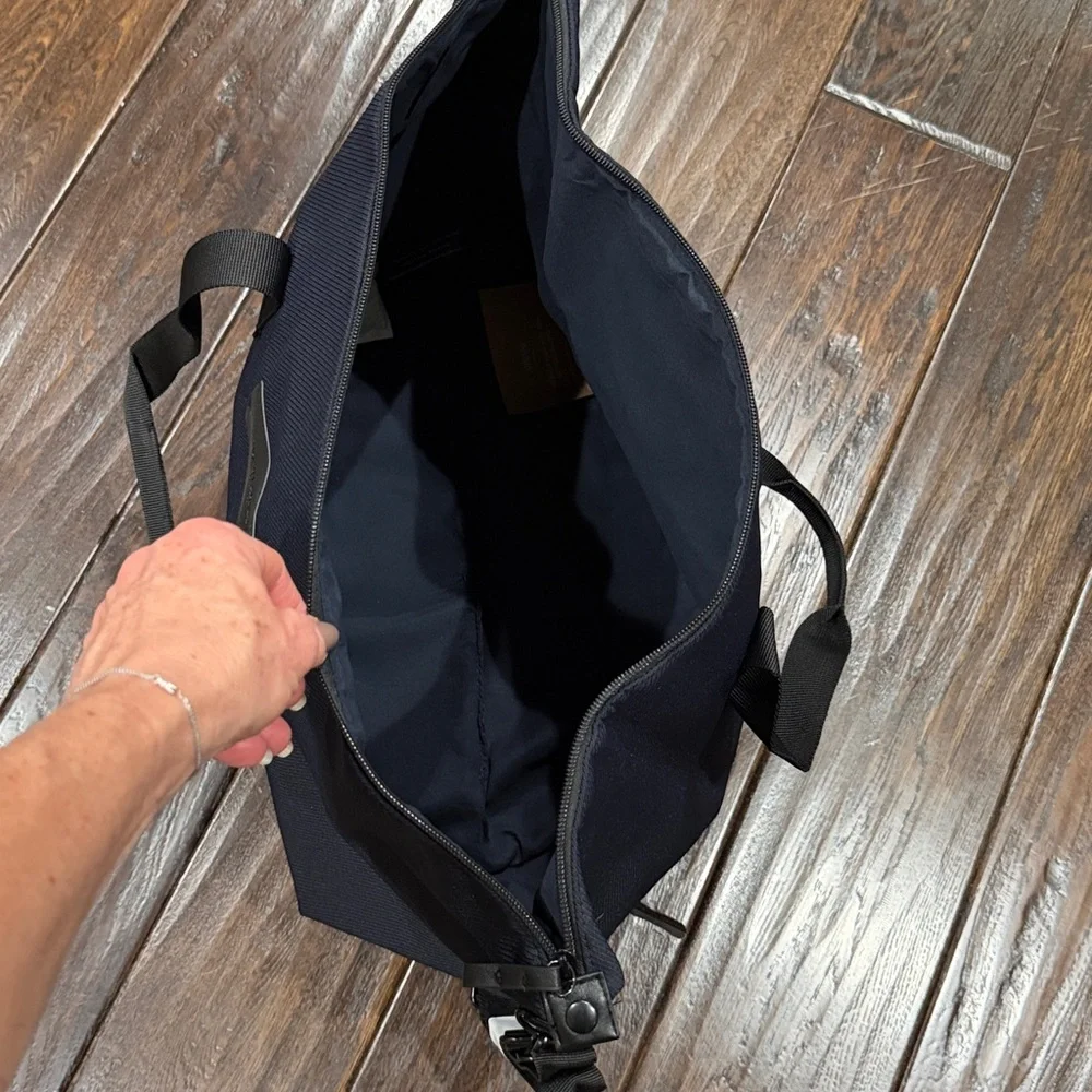 NWOT Giorgio Armani Navy Blue Duffel Bag